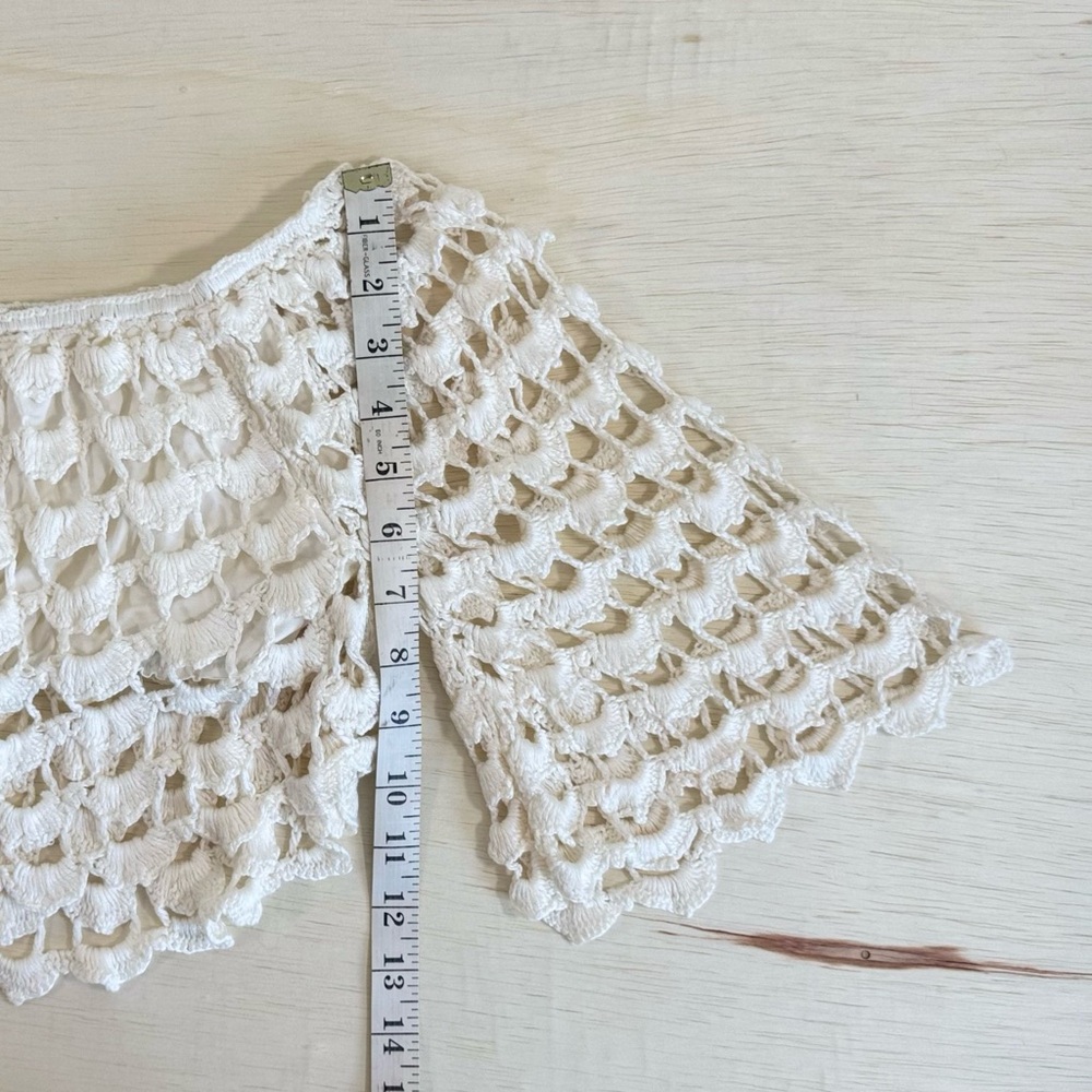 Free People Flook the Label white lace Crochet Set size S - Picture 6 of 13